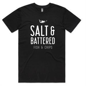 Salt and Battered - Front Only -  Mens Tee